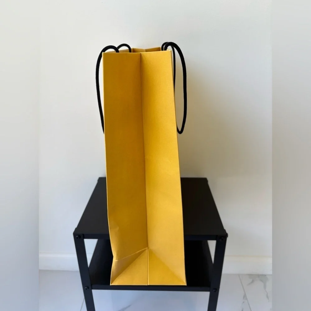 Fendi Yellow Shopping Bag